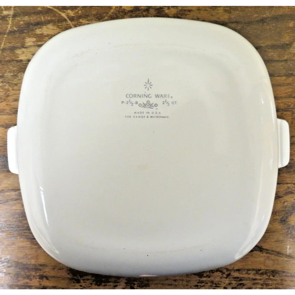 Vintage Corning Ware Blue Cornflower 2-1/2 Qt Casserole Baking Dish P-2 1/2-B